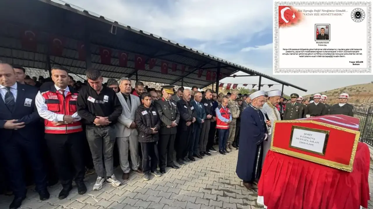 Bebeği Doğmadan Şehit Oldu: Uzman Çavuş Mustafa Aslan Gaziantep'te Son Yolculuğuna Uğurlandı