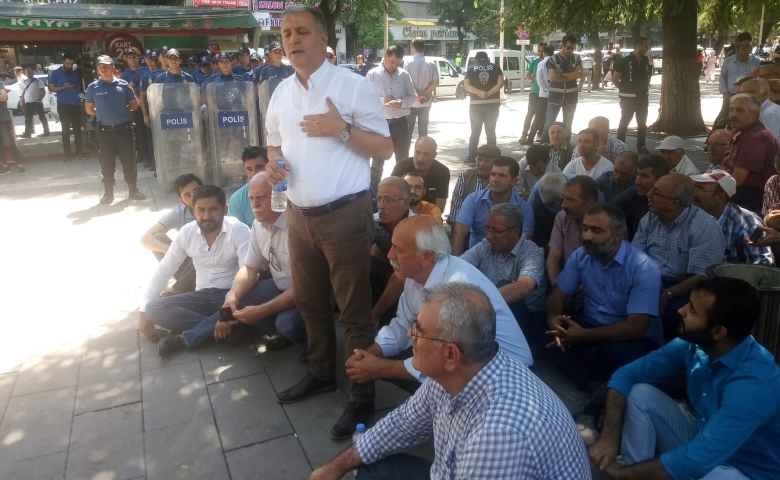 Gaziantep'te kayyum protestosu