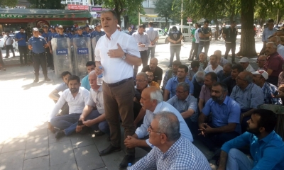 Gaziantep'te kayyum protestosu