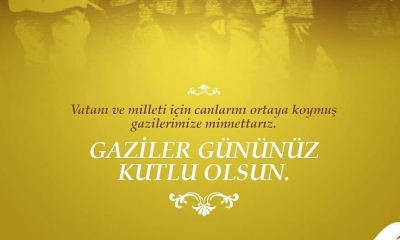 Antep Kızılay'ı Gaziler Günü'nü unutmadı